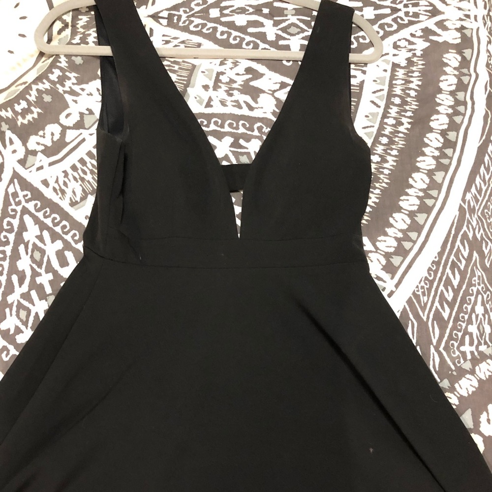 Black skater dress